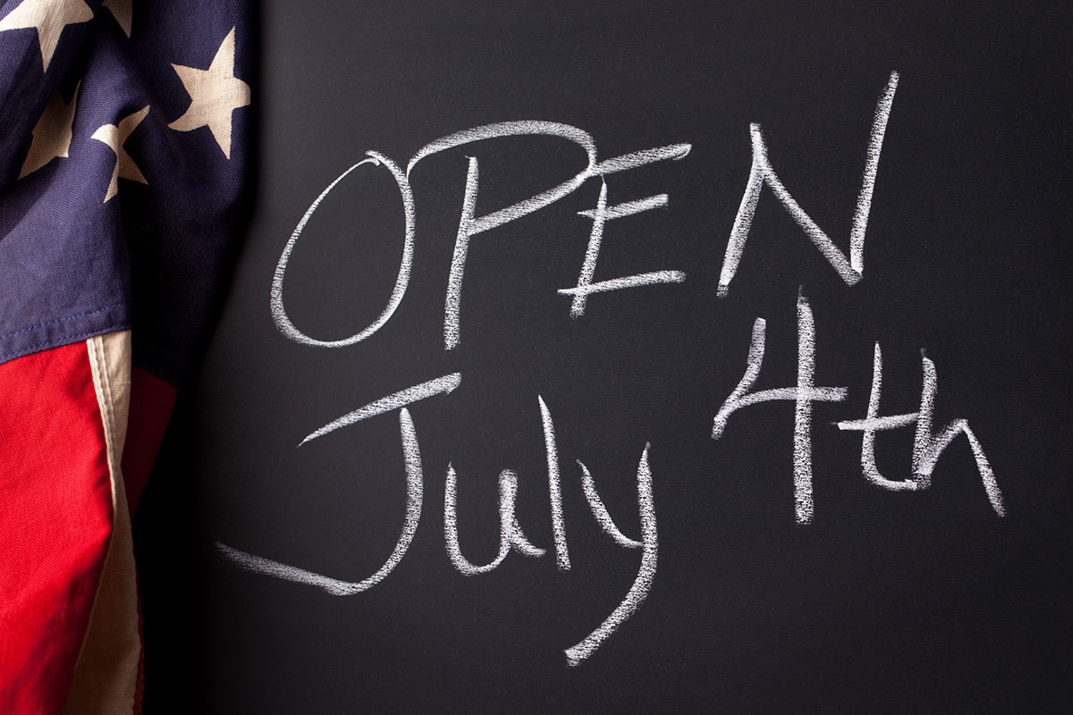 Open July 4th
