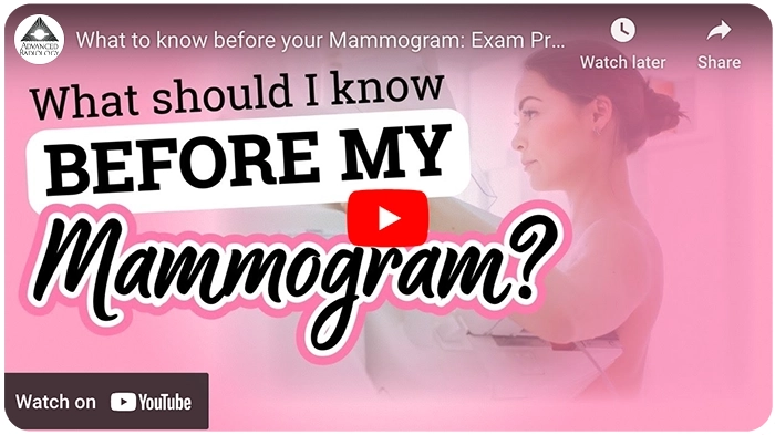 What to know before your Mammogram: Exam Prep | Advanced Radiology